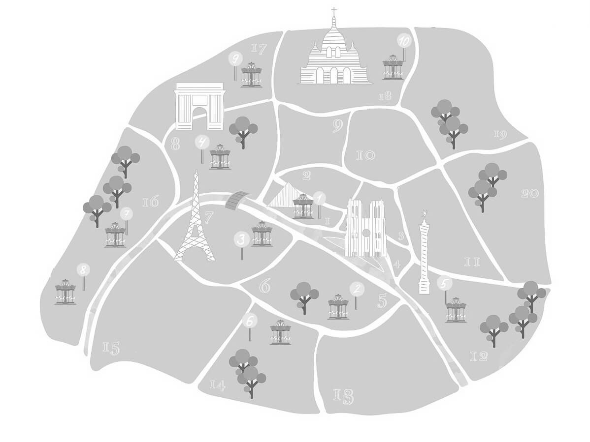 Carte Paris